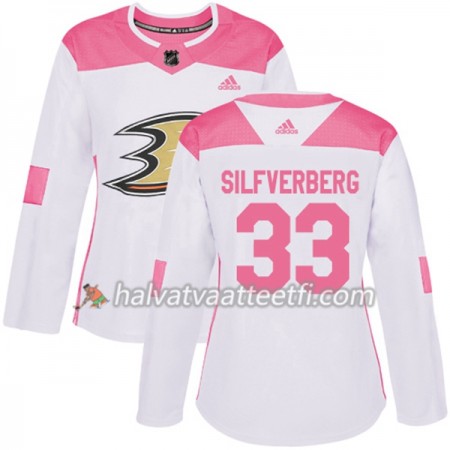 Naisten NHL Anaheim Ducks Pelipaita Jakob Silfverberg 33 Adidas 2017-2018 Valkoinen Vaaleanpunainen Fashion Authentic Naisten NHL Anaheim Ducks Pelipaita Jakob Silfverberg 33 Adidas 2017-2018 Valkoinen Vaaleanpunainen Fashion Authentic